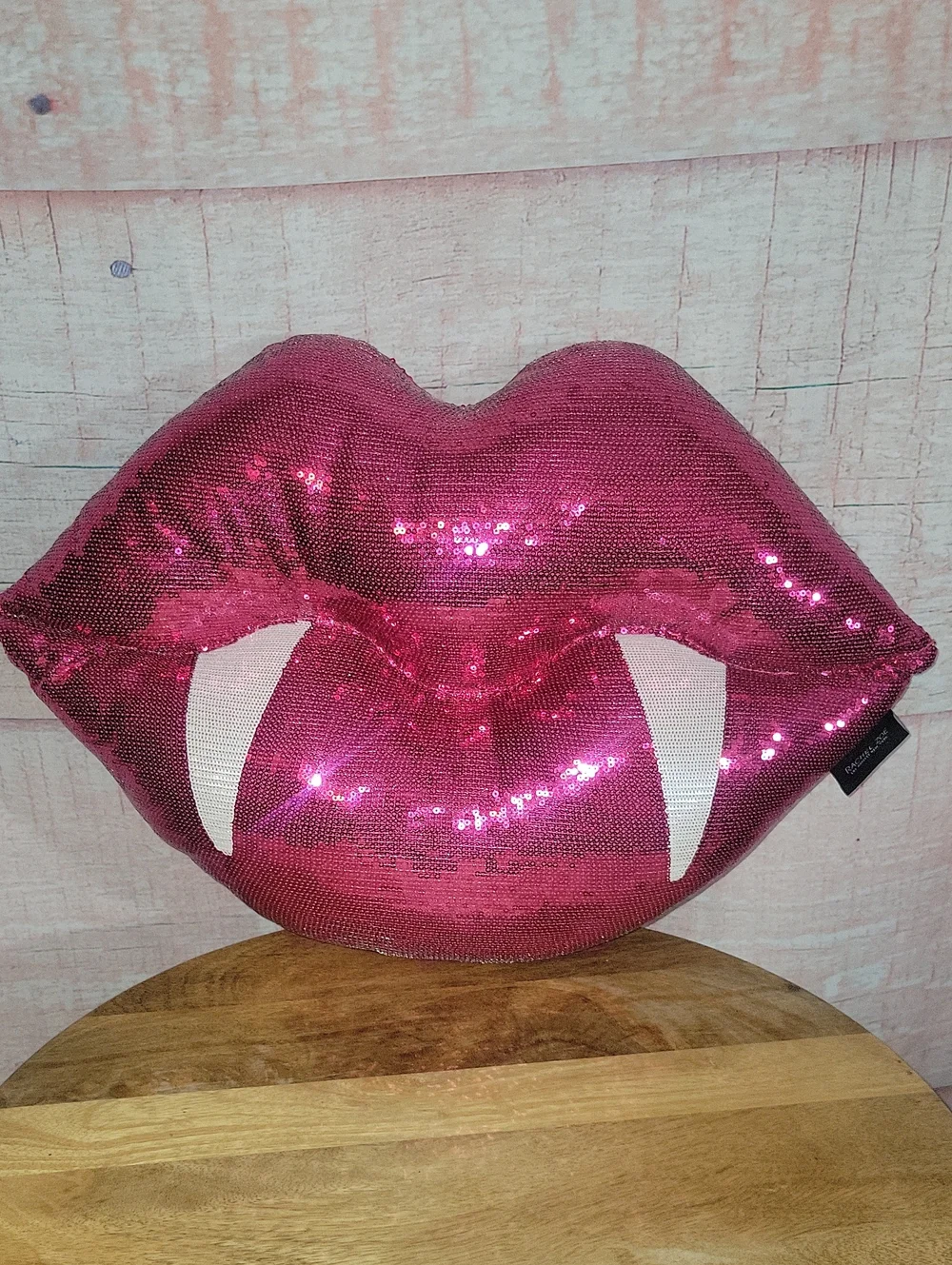Rachel Zoe Vampire Lips Accent Pillow